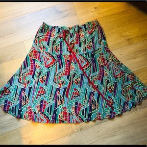 Marc Jacobs collection floral silk skirt x small